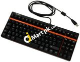 Rapoo Vpro V500 Mechanical Gaming Keyboard Programmable Keys (Black Switch Edition) - Imported From