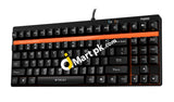 Rapoo Vpro V500 Mechanical Gaming Keyboard Programmable Keys (Black Switch Edition) - Imported From