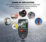 Digital Coating Thickness Gauge With Lcd Display - Imported From Uk