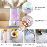 Ultrasonic Aroma Essential Oil Diffuser Air Humidifier With 7 Color Led Lights 1500Ml Delicate Carve