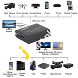 Riiai Video Capture Card With Loop Out Fhd 4K Hdmi Output For Live Streaming Screen Sharing