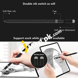 Selvim Stylus Pen For Touch Screens 1.5 Mm Fine Point Active Rechargeable Smart Digital Pencil -