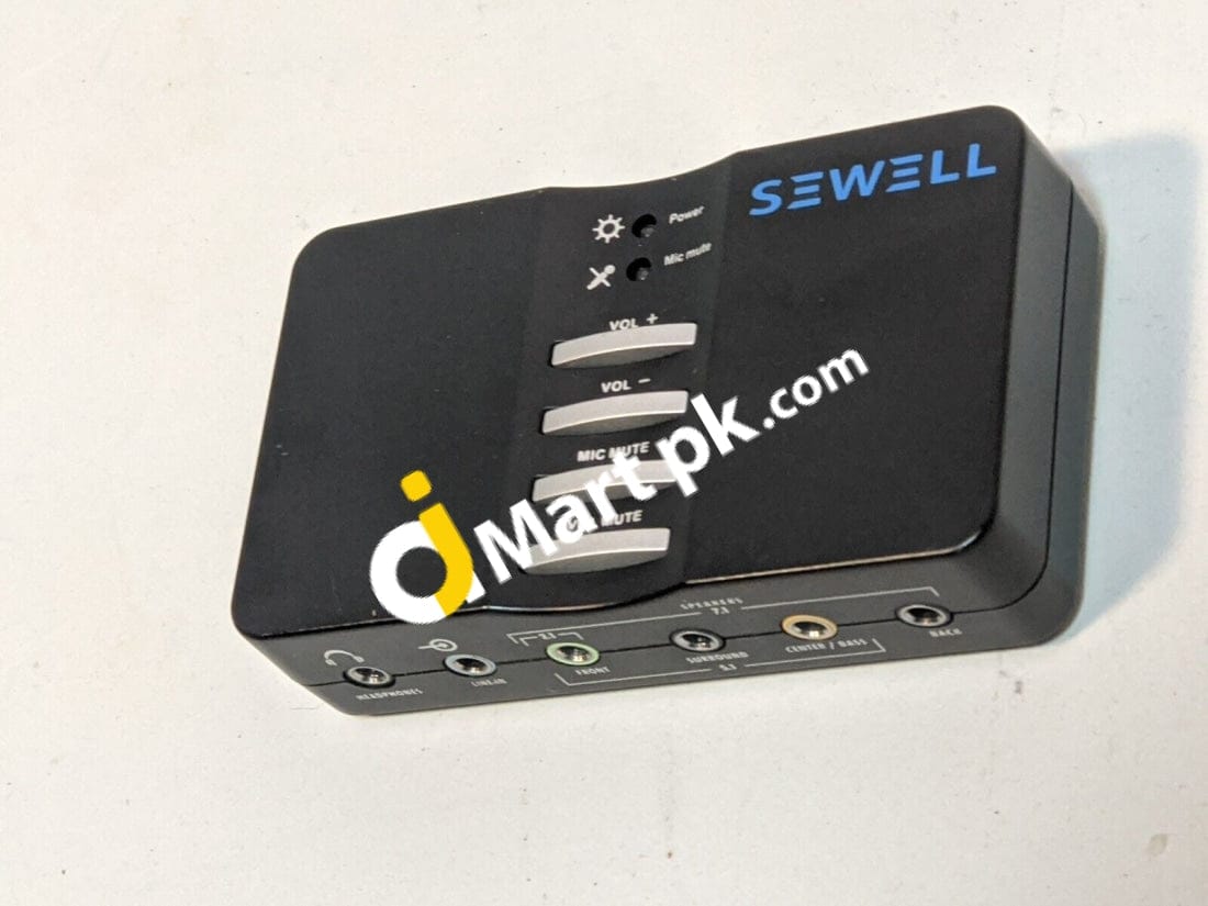 Sewell Direct Sound Box External Usb Card 7.1 & 5.1 Channel Audio - Imported From Uk