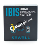 Sewell Ibis 2X1 Or 1X2 Hdmi Bi-Directional Switch With Hdcp Passthrough - Imported From Uk