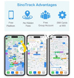 Sinotrack Car Gps Tracker Mini Locator Real-Time Location Tracking Device With Voice Monitor