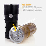 Sky Ray King Outdoor Multifunctional Glare High Power Led Flashlight ( Black & Gold ) - Imported