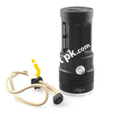 Sky Ray King Outdoor Multifunctional Glare High Power Led Flashlight ( Black & Gold ) - Imported