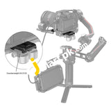 Smallrig Manfrotto Quick Release Plate For Dji Rs 2/Rsc 2/Ronin-S/Rs 3/Rs 3 Pro Gimbal 3158B -