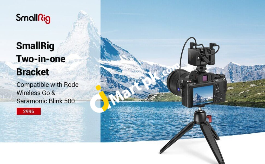 SmallRig Two-in-one Bracket for Rode Wireless Microphone 2996 – Import ...