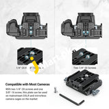 Smallrig Universal Camera Baseplate With 15Mm Lws Rod Clamp - 3357 Imported From Uk