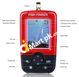 Fish Finder Portable Wireless Sonar Sensor Attractor & Gear With Colorful 2.4 Lcd Screen Antenna