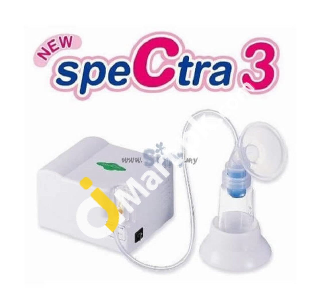 Spectra3 Single Milk Pump With Free 2X Pad 1X Nuk Nipple Wipe Medicine Cup - Imported From Uk
