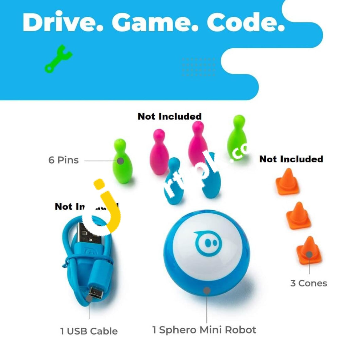 Sphero Mini (Blue) App-Enabled Programmable Robot Ball - STEM