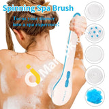 Spin Spa Body Brush With 5 Attachments Battery Operated Suitable For Wet & Dry - Imported From Uk