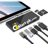 Surface Pro 7 Hub Adapter With 4K Hdmi 1000M Gigabit Ethernet Lan Usb C Pd Charging 2 X 3.0 (5Gb)