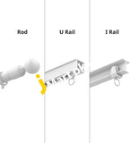 Switchbot Curtain Rod 2 [Upgraded Version] Smart Electric Motor Wireless App Automate Timer Control