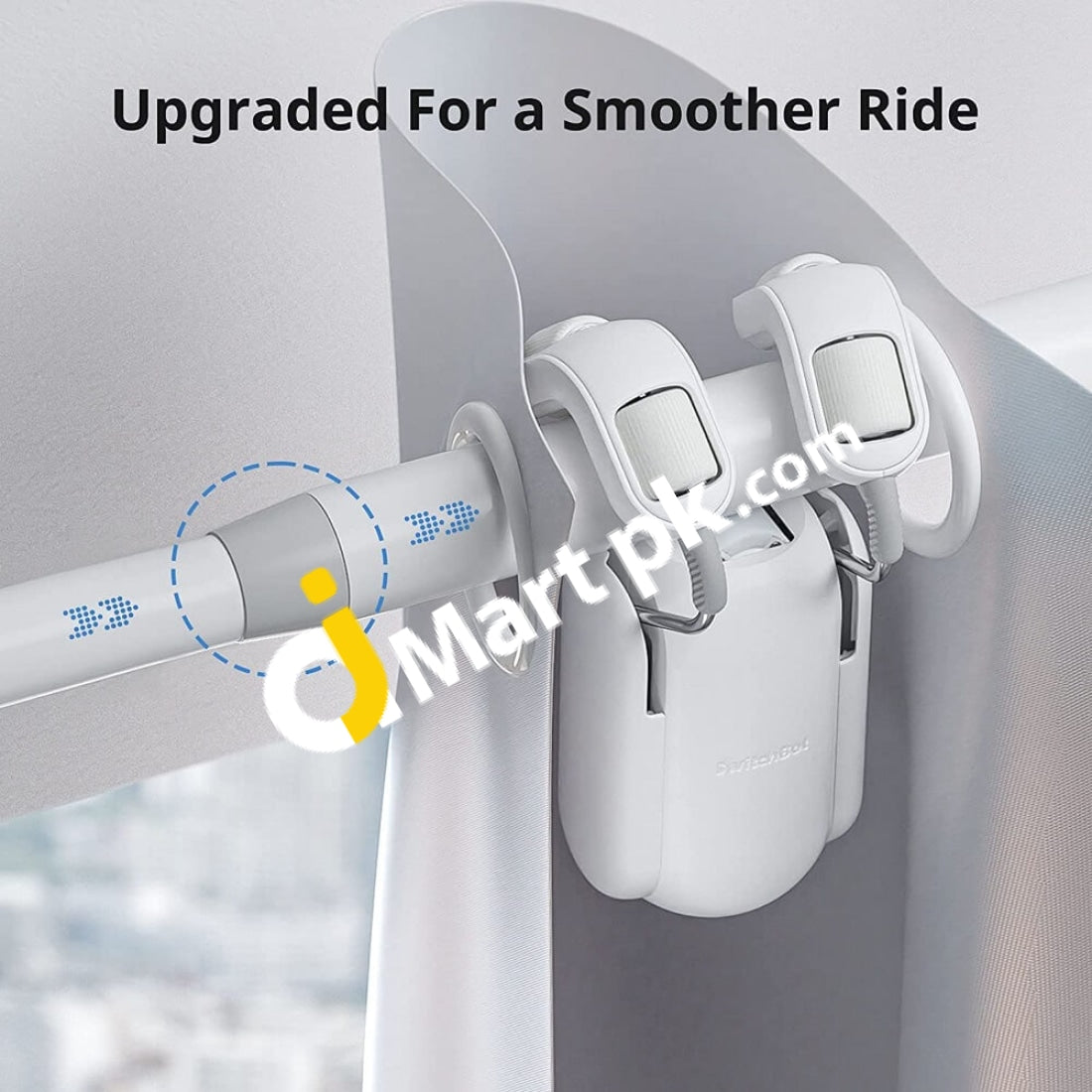Switchbot Curtain Rod 2 [Upgraded Version] Smart Electric Motor Wireless App Automate Timer Control