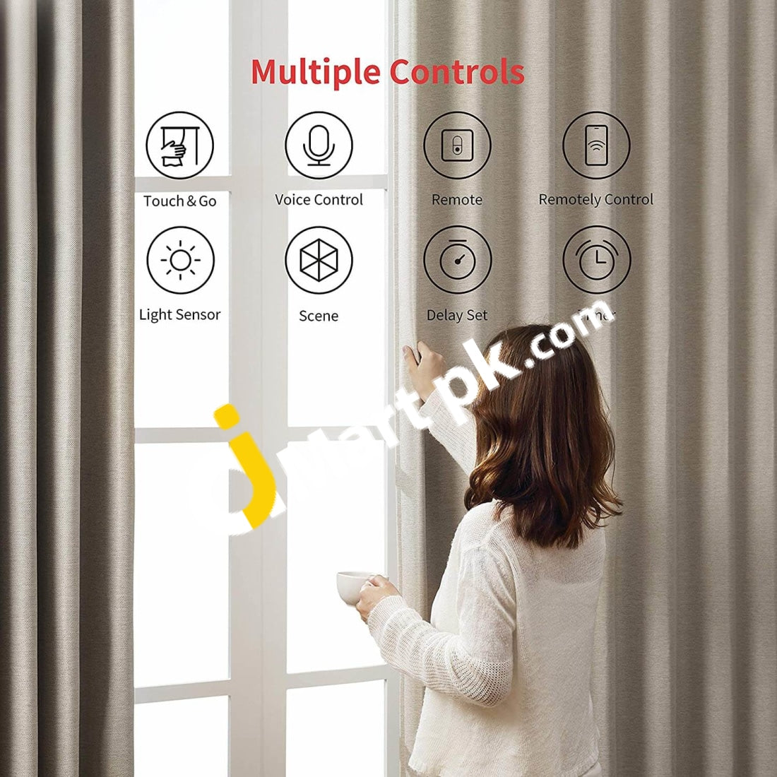 Switchbot Curtain Smart Wireless Robot Compatible With Alexa Google Home Ifttt (Rod) - Imported From