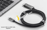 SYNTECH Thunderbolt 3 USB-C to HDMI Cable, Compatible 4K UHD 1.8m Cable - Imported from UK