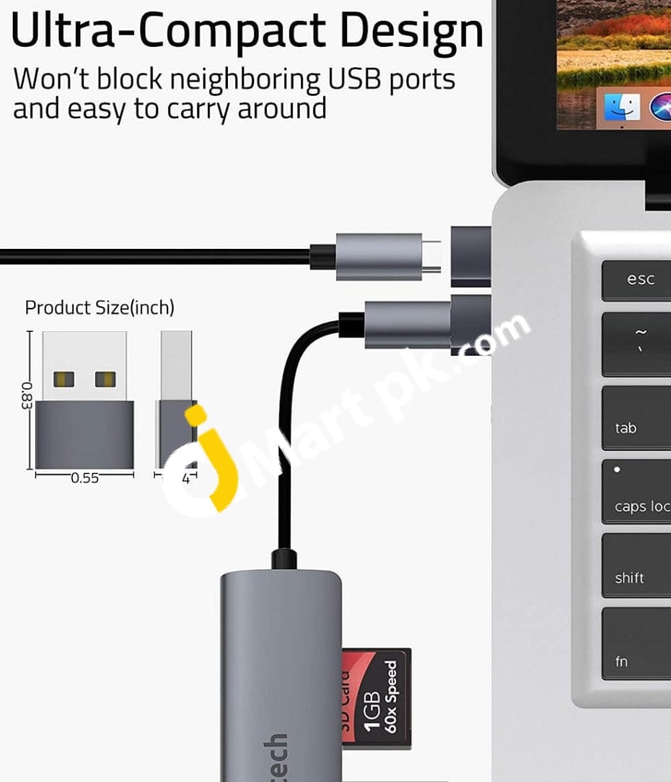 Syntech Usb C Female To Male Adapter Type Charging Cable Power Converter Aluminum Case High