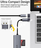 Syntech Usb C Female To Male Adapter Type Charging Cable Power Converter Aluminum Case High