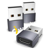 Syntech Usb C Female To Male Adapter Type Charging Cable Power Converter Aluminum Case High