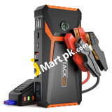 TACKLIFE T8 Car Jump Starter, 800A Peak 18000mAh 12V Auto Battery Booster with LCD Screen, Portable Power Bank with USB Quick Charge - Imported from UK