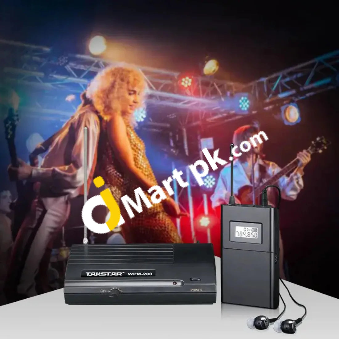 Takstar Wpm-200 In Ear Stage Uhf Wireless Monitor System For Studio Recording - Imported From Uk