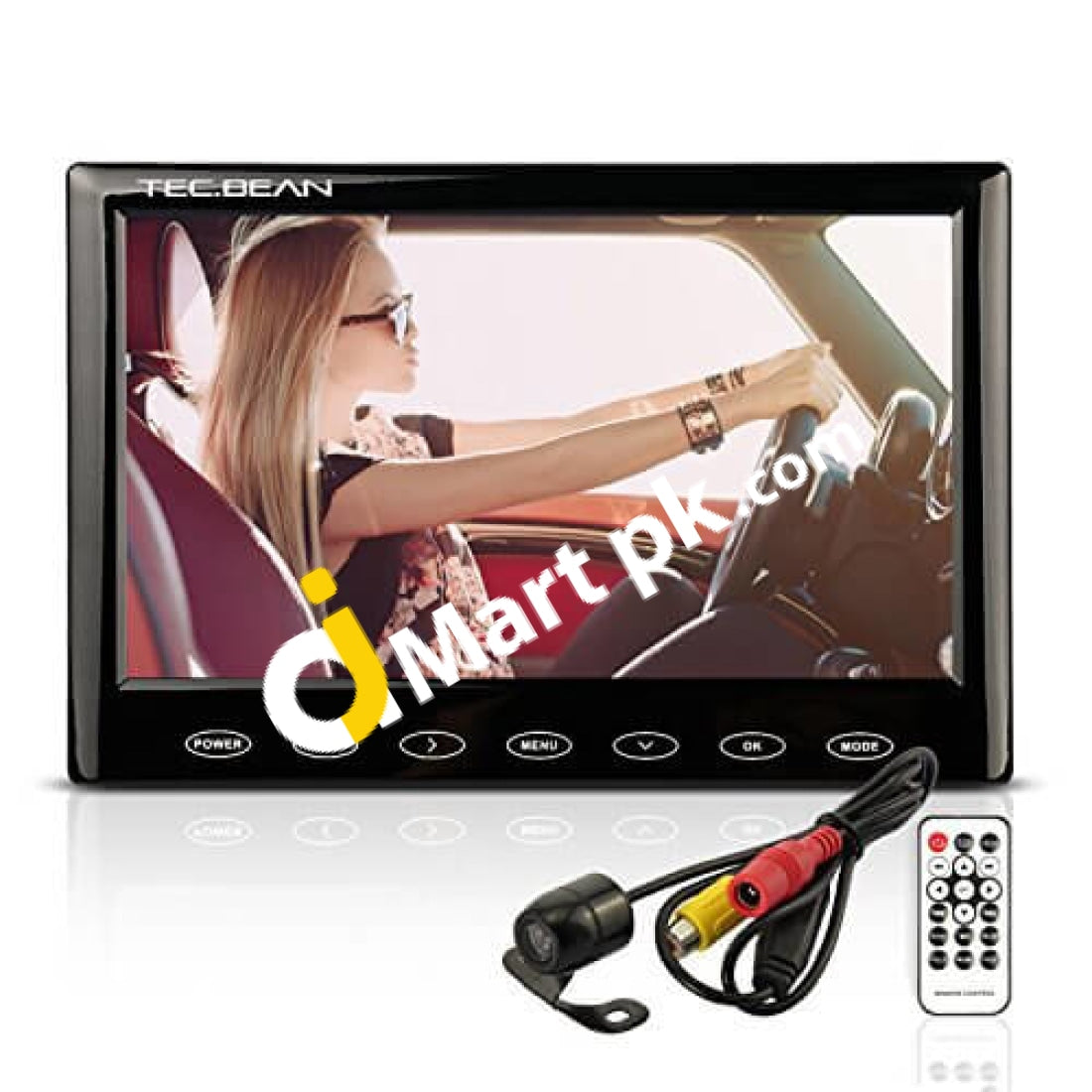 Tec.bean 7 Hd Ultrathin Vehicle Lcd Monitor With Backup Camera Support Mp5 Function Night Vision Usb