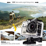 Tec.bean Wi-Fi Action Camera 14Mp With 2 Lpts Lcd 170 ° Viewing Angle & Dual Rechargeable Battery