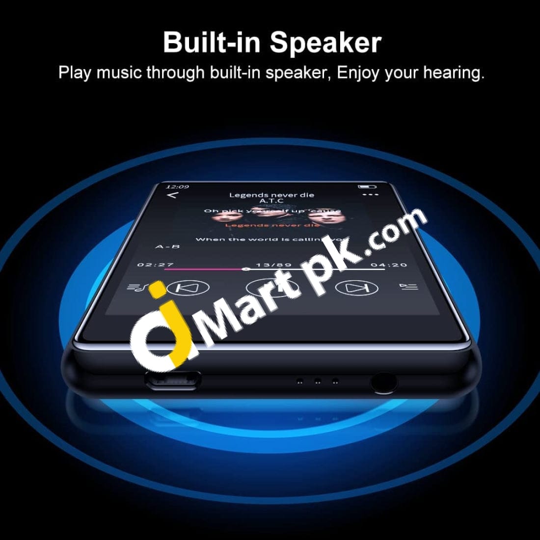 2.0'' Metal MP4 Music Player HiFi Bluetooth 5.0 Built-in Speaker With –  Basement Shop