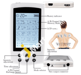 Tens Massager Dual Channel Muscle Stimulator With 16 Modes 8 Replacement Pads Ideal For Pain Relief