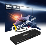 Tesmart 8 Port Hdmi Kvm Switch Support 4K@ 30Hz With Standard Usb 2.0 Rs232 Lan Auto-Scan Ir Control