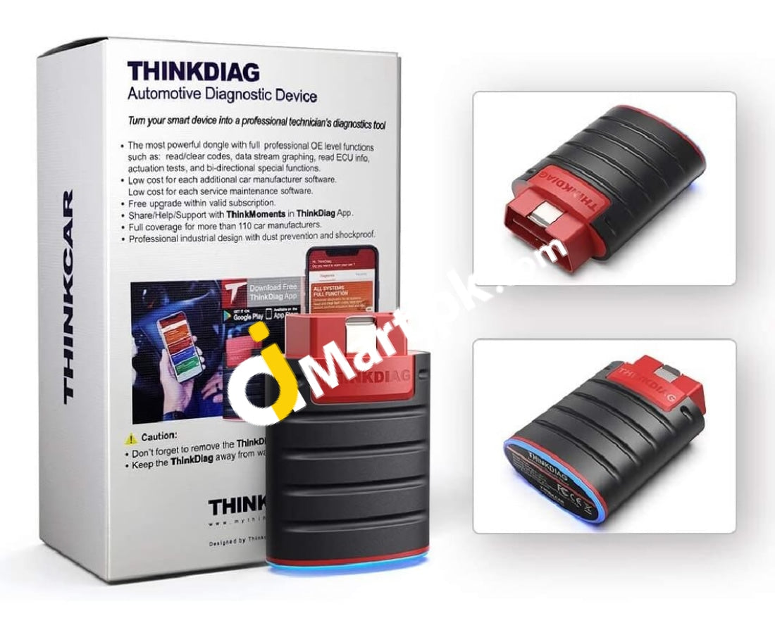 Thinkdiag Obd2 Bluetooth Diagnostic Scanner Oe-Level For Ecu Coding Active Test All Systems