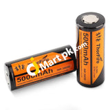 ThorFire INR 26650 5000mAh 3.7V 18.5Wh Rechargeable Li-ion Battery for Flashlight (1 Piece) - Imported from UK