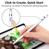 Moko Ipad Stylus Pen With Palm Rejection 2-In-1 Rechargeable Pencil - Imported From Uk