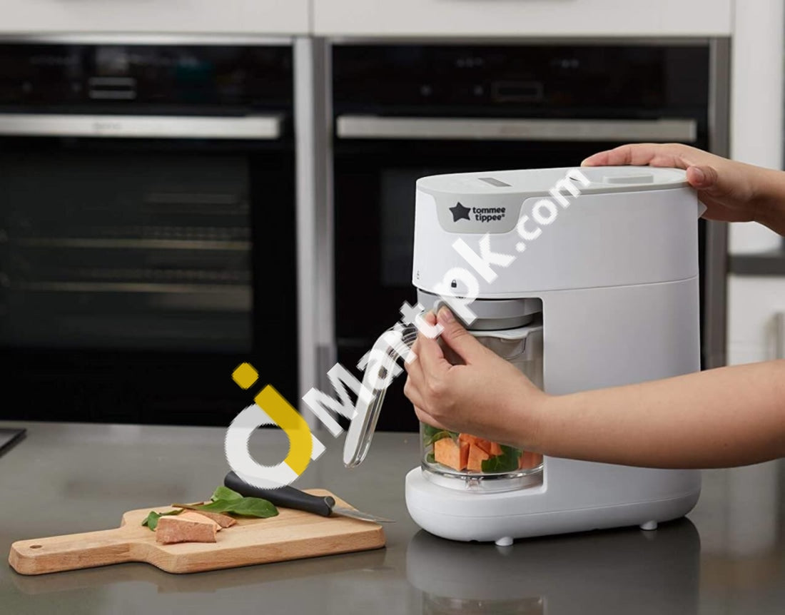 Tommee Tippee Quick Cook Baby Food Maker Blender & Steamer Processor For All Stages Of - Imported