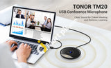 Usb Conference Microphone Tonor Tm20 360° Pc Computer Omnidirectional Condenser With Mute Button -