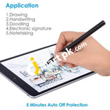 Trioffer Rechargeable Active Stylus Digital Pen With Adjustable Fine Tip For Accurate Writing