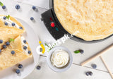 Tristar 12 Griddle & Crepe Maker Non-Stick Grill Electric Pan Dual Use For Blintzes Eggs Pancakes