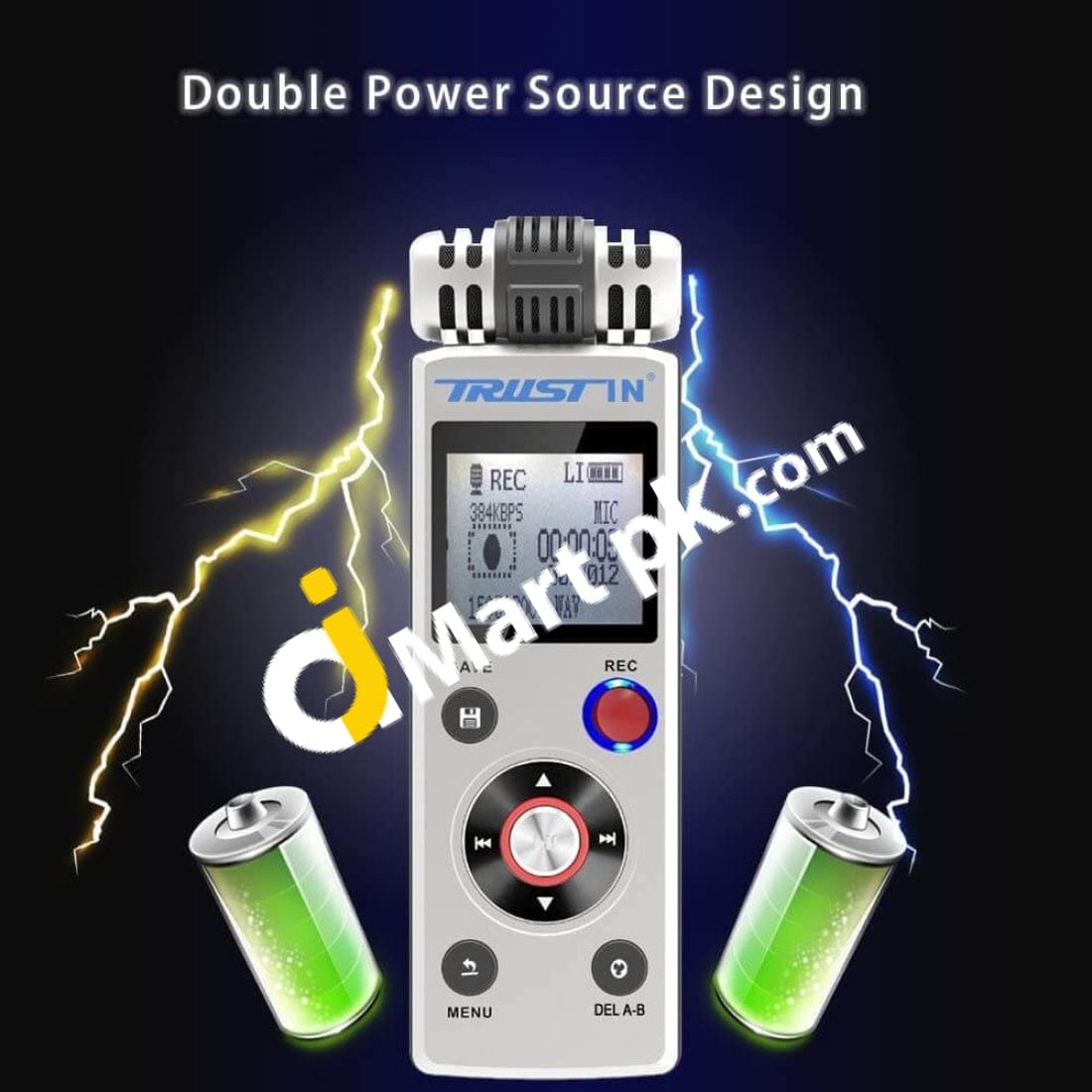 Trustin Digital Voice Recorder Portable 8Gb Pcm Sound Audio Dictaphone For Meetings / Lectures -