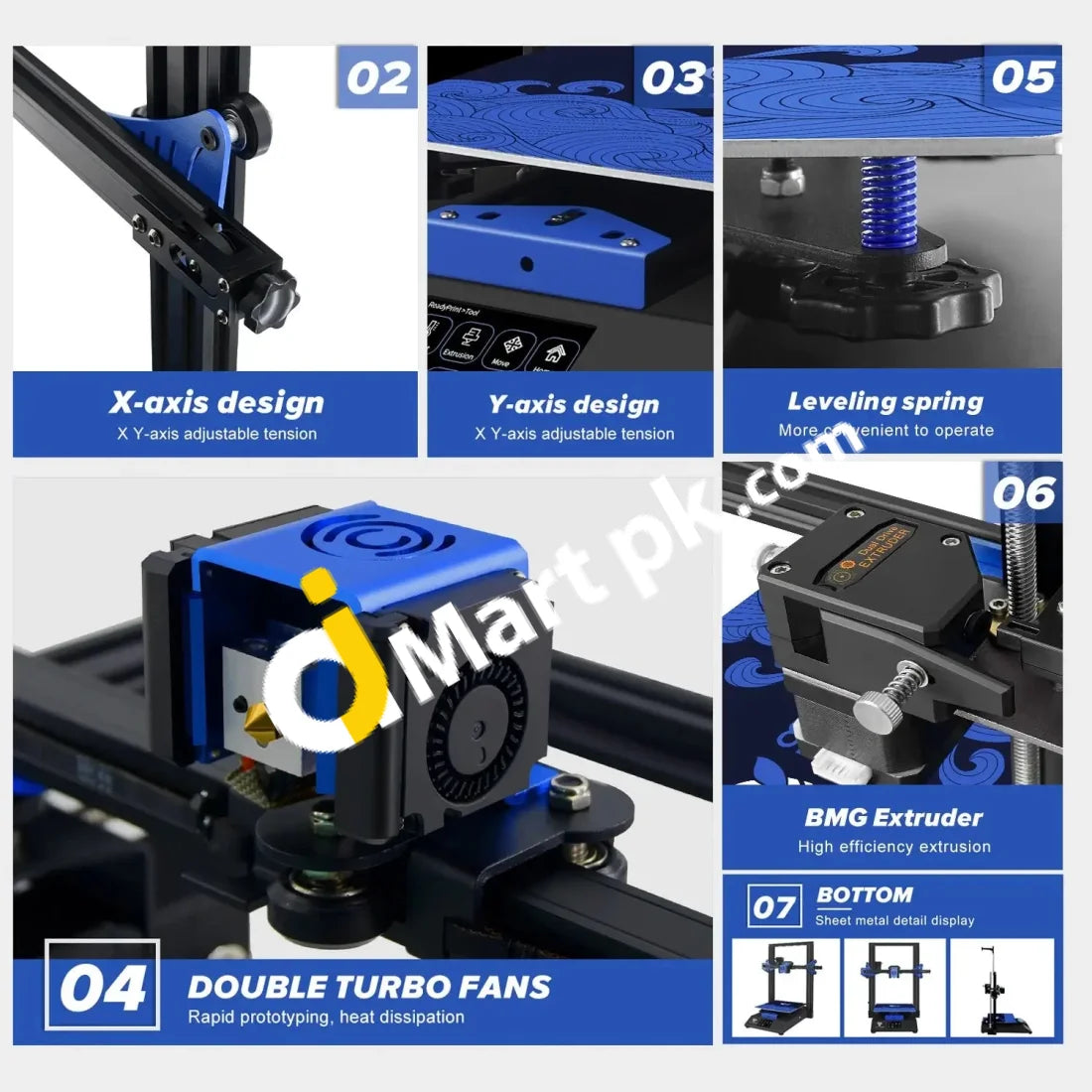 Two Trees Bluer 3D Printer Diy Kit With 3.5 Touchscreen 235X235X280Mm Print Size Support Auto