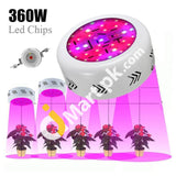 UFO LED Grow Light 360W Full Spectrum Hydroponic Growing Lamp with UV IR Light for Indoor Plants Flowers & Vegetables - Imported from UK