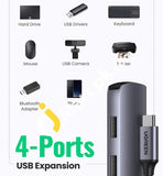 Ugreen Usb-C To 4-Port Usb 3.0 With Hdmi Multifunction Hub - Imported From Uk