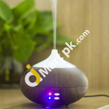 Ultrasonic Vase Aroma Diffuser With Colour Changing Led Light 300Ml (2 Interchangeable Lids) -