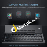 Universal Foldable Bluetooth 3.0 Wireless Keyboard For Ios Android And Windows - Imported From Uk