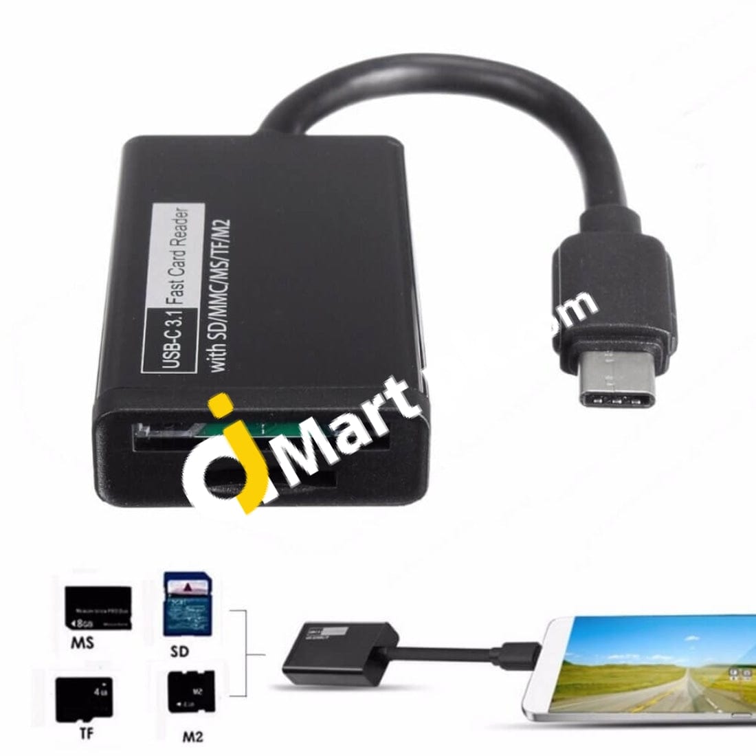 Usb 3.1 Type C To Sd Mmc Ms Tf M2 Card Reader For Mac - Imported From Uk