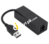 USB 56K External Voice Fax Data Modem Compatible with Win7/8/10 XP Supports V.92 Protocols - Imported from UK