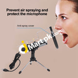 Usb Condenser Microphone With Tripod For Live Broadcast Game Skype Youtube Studio Video Recording
