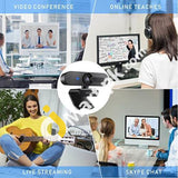 Usb Webcam With Privacy Shutter Jelly Comb Hd 1080P Autofocus & Dual-Mic For Skype Video Calling